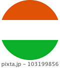 round Nigerien flag of Niger 103199856
