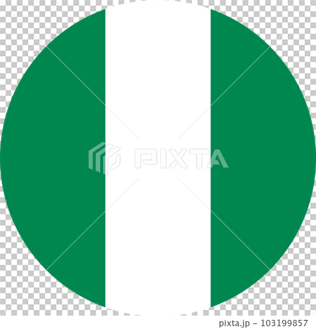 round Nigerian flag of Nigeria round Nigerian flag of Nigeria 103199857