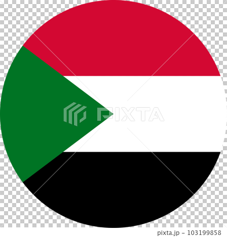 round Sudanese flag of Sudan round Sudanese flag of Sudan 103199858