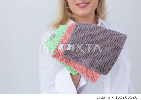 Dust rags and spring cleaning at home. Household chores and housekeeping Dust rags and spring cleaning at home. Household chores and housekeeping 103200526