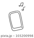 Doodle Smartphone illustration. Vector illustration in Hand Draw style. 103200998