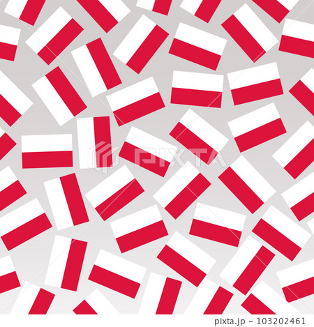 Seamless pattern with flags of Poland. Colorful illustration with flags for design. Seamless pattern with flags of Poland. Seamless pattern with flags of Poland. Colorful illustration with flags for design. Seamless pattern with flags of Poland. 103202461