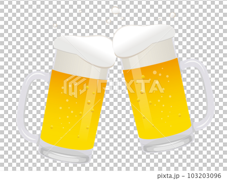 與啤酒杯乾杯圖 與啤酒杯乾杯圖 103203096