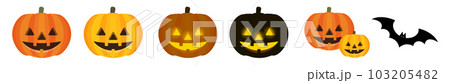 ハロウィンのイラスト素材 103205482