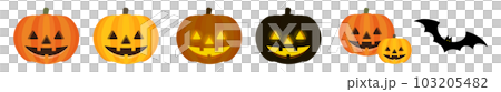 ハロウィンのイラスト素材 103205482