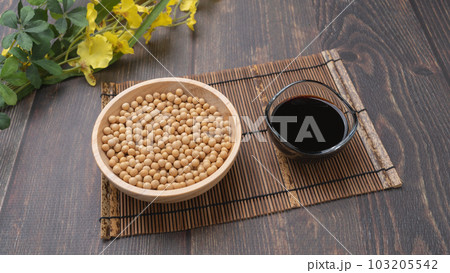醤油と大豆|しょう油・調味料イメージ 醤油と大豆|しょう油・調味料イメージ 103205542