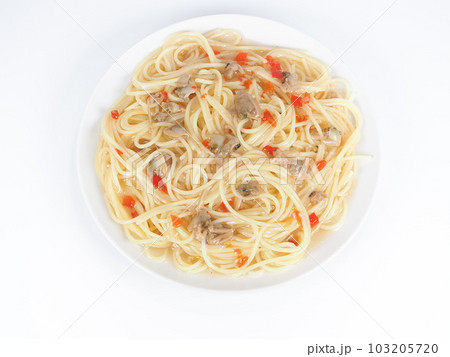 パスタ ボンゴレビアンコ あさりのスパゲッティ パスタ ボンゴレビアンコ あさりのスパゲッティ 103205720