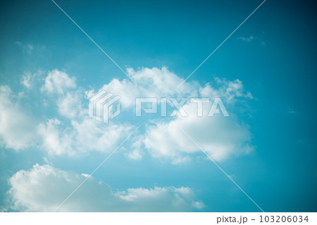 青い空と雲 青い空と雲 103206034