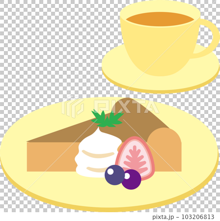 可愛いケーキセット 103206813