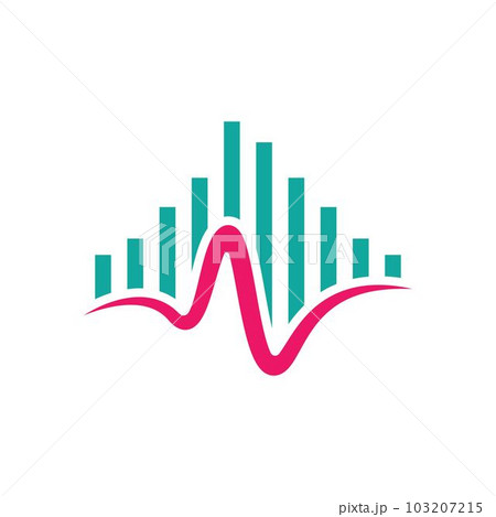 Music wave logo images 103207215