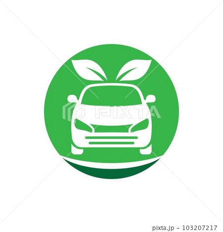 Eco car logo images 103207217
