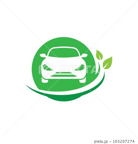 Eco car logo images 103207274