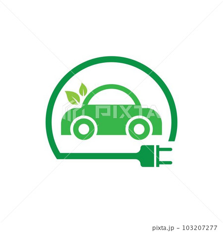 Eco car logo images 103207277