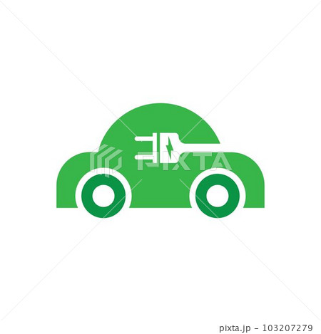Eco car logo images 103207279