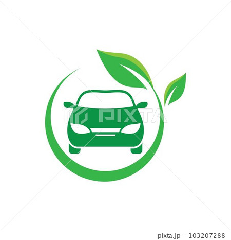 Eco car logo images 103207288