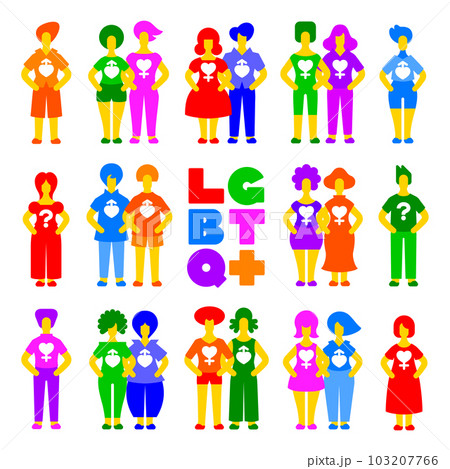 LGBTQ+カラフル 103207766