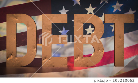 The dirty text on Usa flag Background for Business concept 3d rendering The dirty text on Usa flag Background for Business concept 3d rendering 103210062