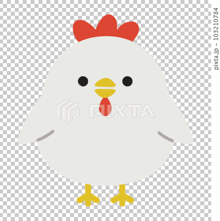 Full body illustration of a cute chicken 103210784