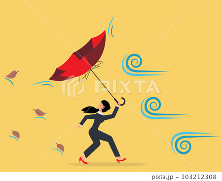 Business difficulty or obstacle in economic crisis, depression and anxiety concept. Business difficulty or obstacle in economic crisis, depression and anxiety concept. 103212308