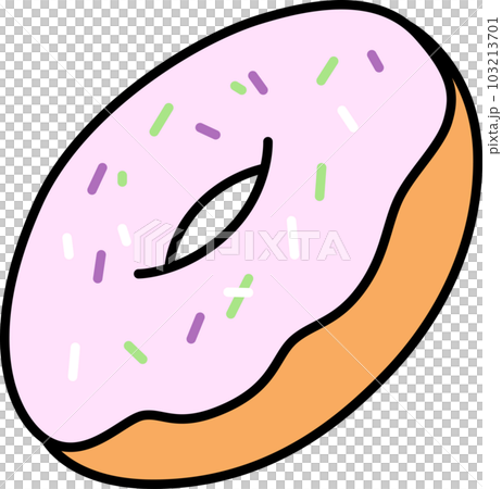 Color food icon donut 103213701