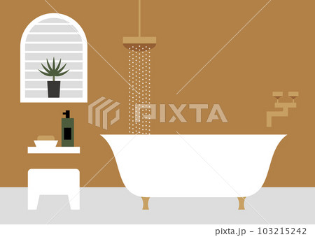 高級感のあるバスタブのイラスト 高級感のあるバスタブのイラスト 103215242