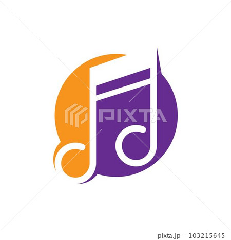Music logo images 103215645