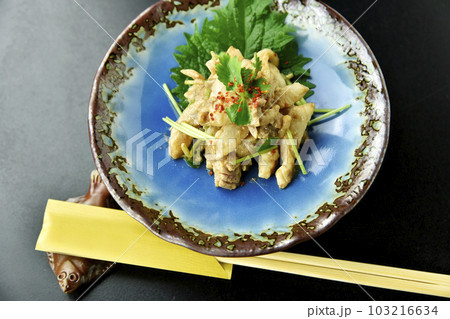魚料理の肝和え 103216634