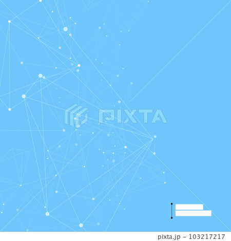 Connecting dots and lines. Graphic plexus element. Molecule or atom or dna concept. Science and technology vector background Connecting dots and lines. Graphic plexus element. Molecule or atom or dna concept. Science and technology vector background 103217217