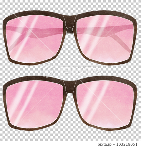時尚太陽鏡插畫素材 時尚太陽鏡插畫素材 103218051