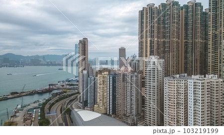 the kennedy Town, the cityscape of Victoria Harbour May 10 2023 103219199