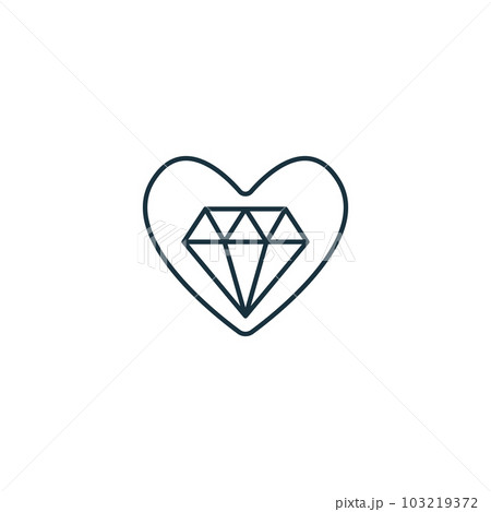 Core values icon. Monochrome simple sign from core values collection. Honesty icon for logo, templates, web design and infographics. 103219372