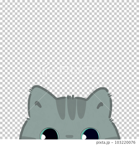 Cute and kawaii face cat cartoon character hand draw 103220076