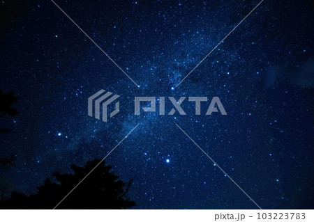 大台ヶ原山で見た六月の天の川の情景 103223783