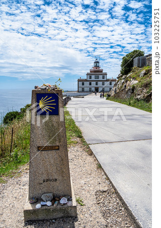 Finisterre Cape Lighthouse, Costa da Morte, Galicia, Spain. End of Saint James Way. 103225751