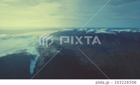 Aerial view of the terrain in Mountain Range Nature Reserve 103226506
