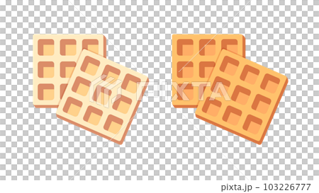 ワッフルのベクターイラスト 103226777