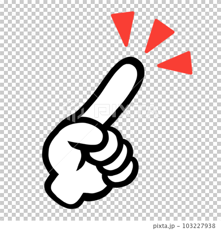 Pointing symbol mark icon sign 103227938