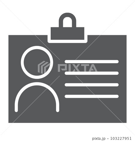 Account glyph icon, profile and id, avatar sign Account glyph icon, profile and id, avatar sign 103227951