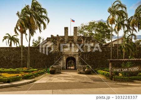 Fort San Pedro, a military defense structure in Cebu, Philippines 103228337