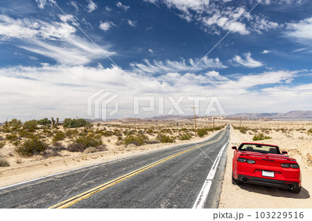 Perspective of a road 103229516