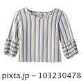 vintage women blouse with Thai fabric style isolated 103230478