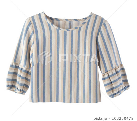 vintage women blouse with Thai fabric style isolated 103230478