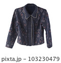 long sleeve woman blouse or jacket isolated 103230479