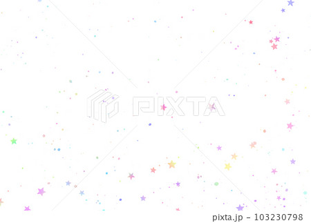 背景素材_水彩の星_カラフル 背景素材_水彩の星_カラフル 103230798