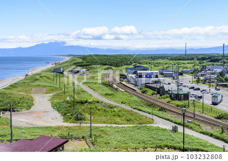 浜小清水フレトイ展望台から望む 浜小清水フレトイ展望台から望む 103232808
