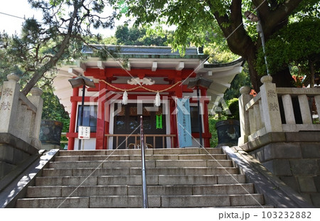 晴天の元町厳島神社　神奈川 103232882