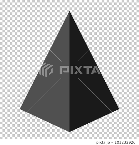 三角錐のイラストのイラスト素材 [103232926] - PIXTA