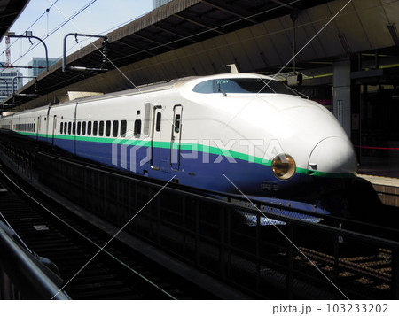東京駅に停車中の新幹線200系電車 東京駅に停車中の新幹線200系電車 103233202