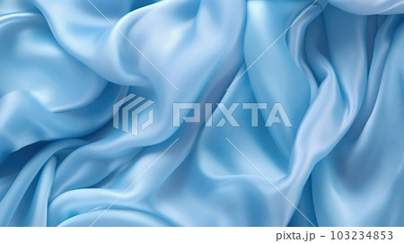 Blue sateen background. Ai generated illustration. 103234853