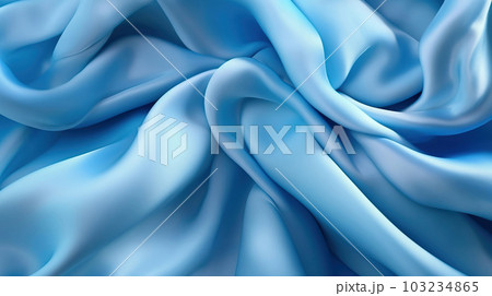 Blue sateen background. Ai generated illustration. 103234865